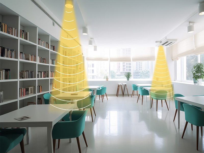 图书馆安装使用定向广播系统