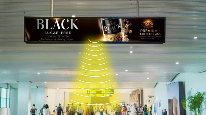 数字标牌应用定向音箱