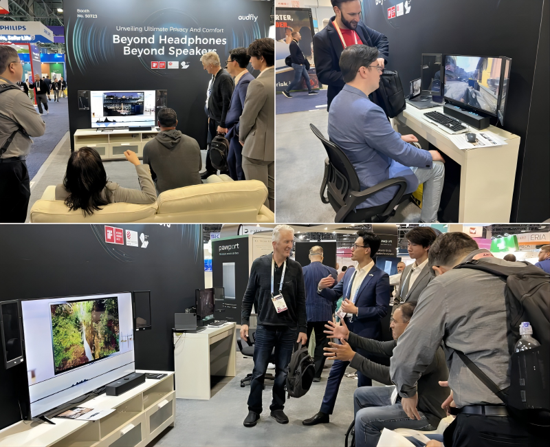 CES 2024 | 清听声学定向音响聚音屏实力重塑世界声态