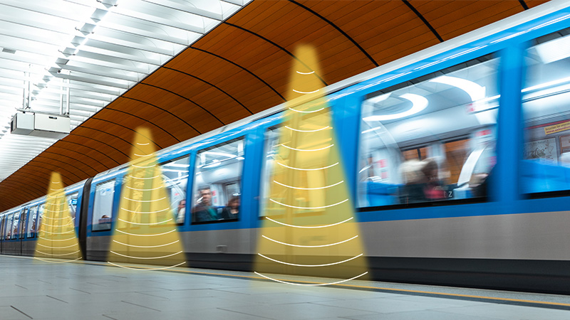 公共站点使用定向音响