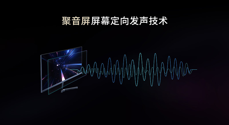 清听声学聚音屏，屏幕音响发声技术
