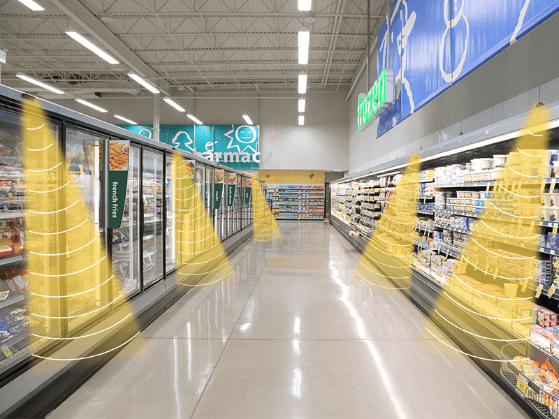 零售店定向发声示意图