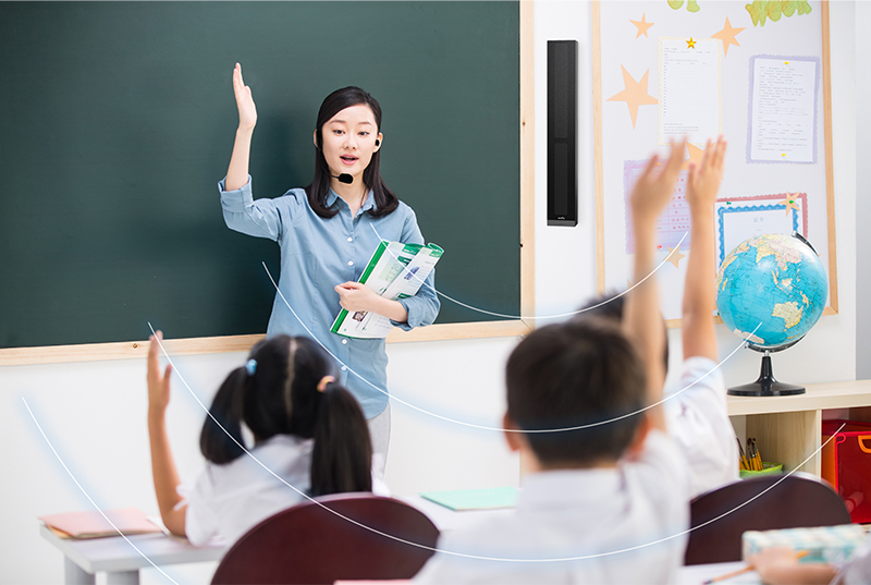 教室扩声用什么音箱好?清听声学教室均衡声场系统