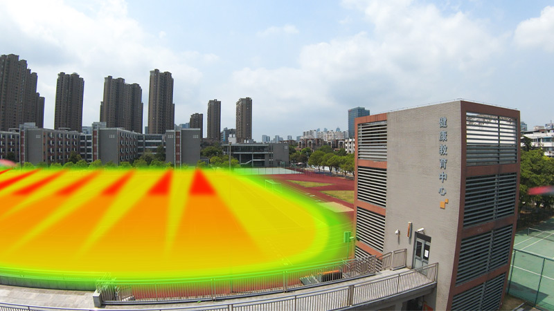 学校操场声音定向控制