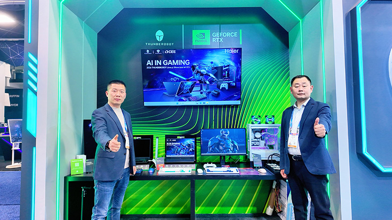 清听声学携手雷神科技联合发布全球首款黑武士聚音屏电竞显示器及全新电竞笔记本