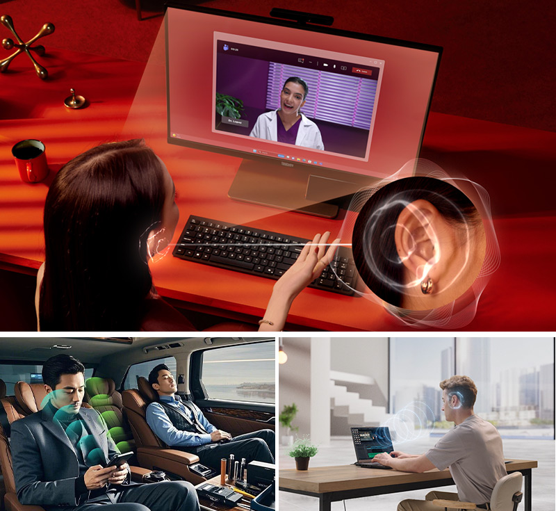 清听声学聚音屏技术在AI PC、智能座舱及移动终端等场景中的应用