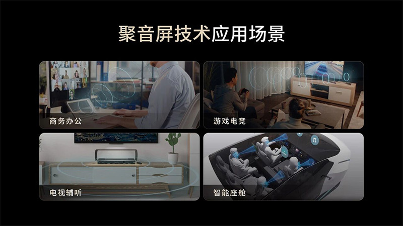 清听声学聚音屏支持多场景应用